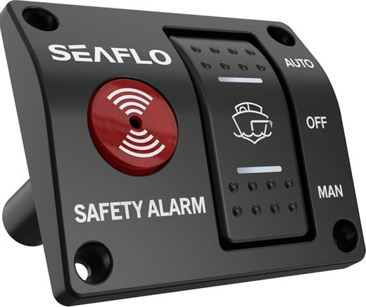 Панель управления помпой с сигнализацией наличия воды, 12 В, SeaFlo