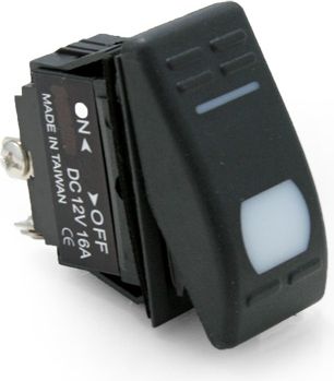 Переключатель 2х позиционный ON-OFF с подсветкой 12V/16A
