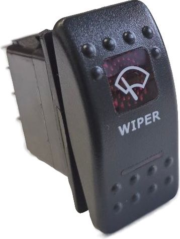 Переключатель трехпозиционный ON-ON-ON 12 В/20А 8Р