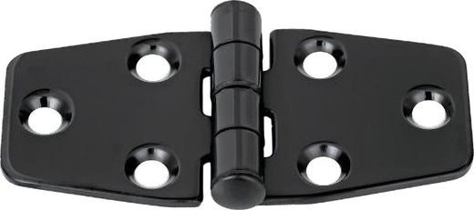 Петля 37х76 мм, цвет черный