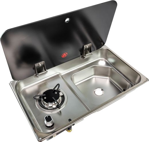 Плита газовая с мойкой и сливом (комплект MR90301GF1), Marine Rocket