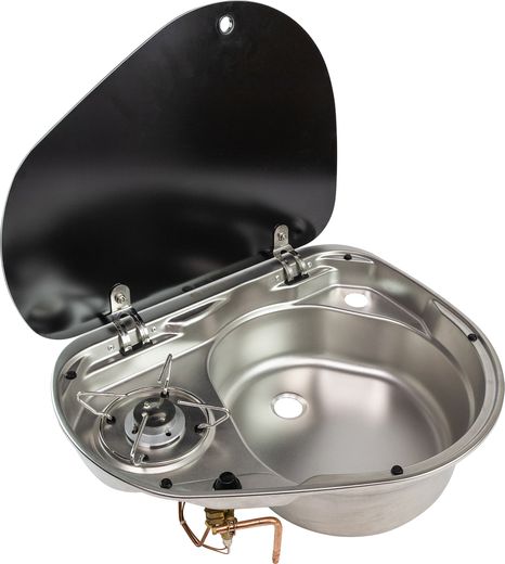 Плита газовая с мойкой, краном и сливом (комплект MR600RS1), Marine Rocket