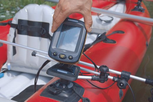 Площадка 100х100 мм для установки эхолота поворотная, черная, Borika