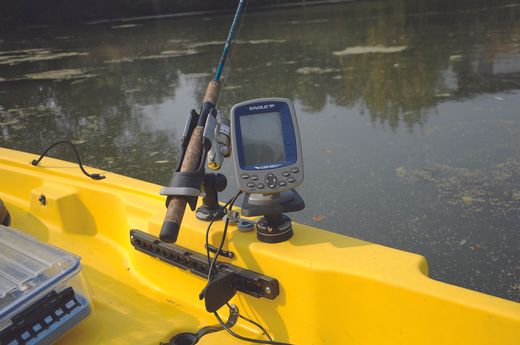 Площадка 100х100 мм для установки эхолота поворотная, черная, Borika