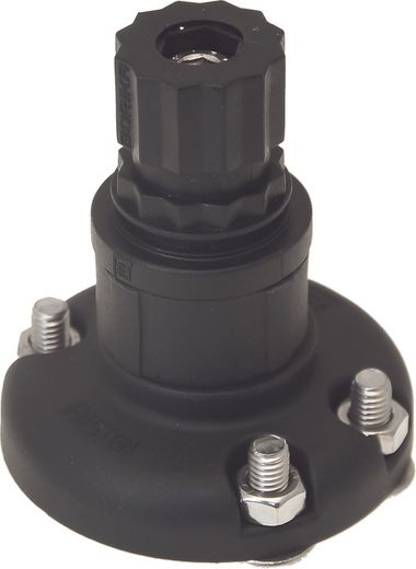 Площадка d 60 мм поворотная для установки оборудованя, черная, Borika