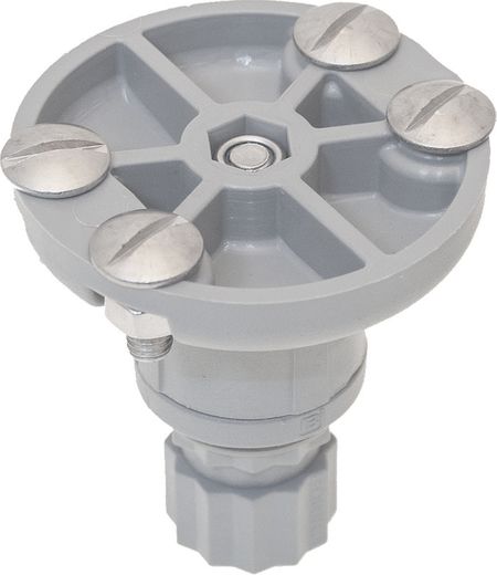 Площадка d 60 мм поворотная для установки оборудованя, серая, Borika