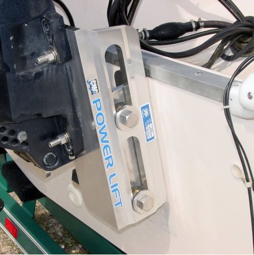 Подъёмник мотора гидравлический 50-300 л.с. вертикальный (Power-Lift) с указателем, CMC