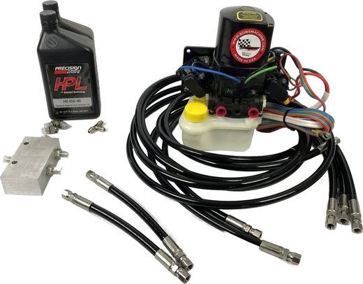 Подъёмник мотора гидравлический 50-500 л.с. вертикальный (Power-Lift) для 2-х моторов, вынос 15 см, указатель, 30"