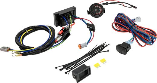 Подъёмник мотора гидравлический красный 50-300 л.с. с указателем