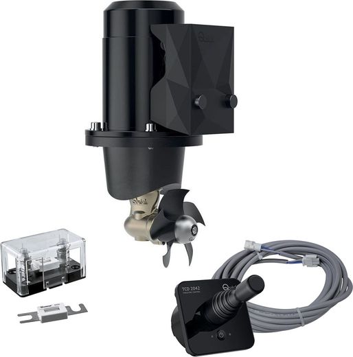 Подруливающее устройство Quick, D110mm, 25KGF, 12 В, (TCD2042 - TCDEX08 - NO TNL)