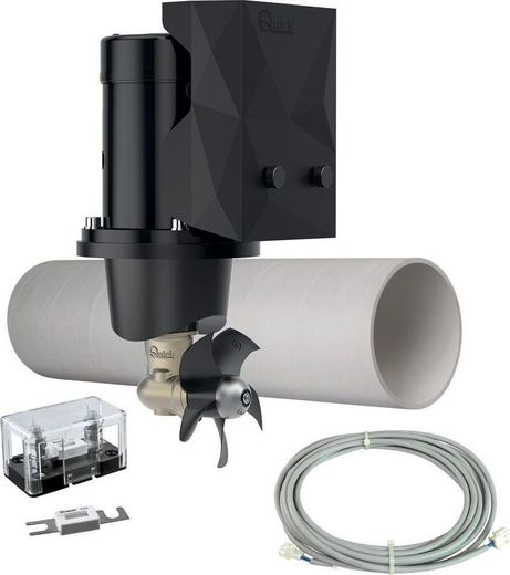 Подруливающее устройство Quick, D125mm, 30KGF, 12 В, (TCDEX06 - TNL 1000mm)