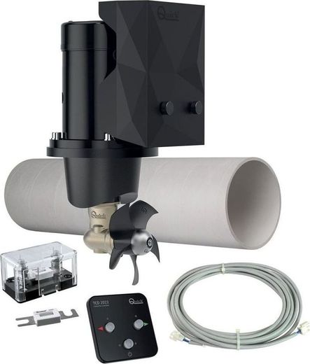 Подруливающее устройство Quick, D125mm, 40KGF, 12 В, (TCD2022 - TCDEX06 - TNL 1000mm)