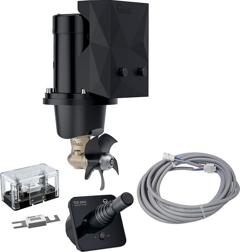 Подруливающее устройство Quick, D125mm, 40KGF, 12 В (TCD2042 - TCDEX08 - NO TNL)