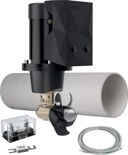 Подруливающее устройство Quick, D140mm, 40KGF, 12 В, (TCDEX12 - TNL 1000mm)