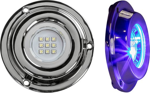 Подводный огонь B27, голубой свет, 27w, Marine Rocket