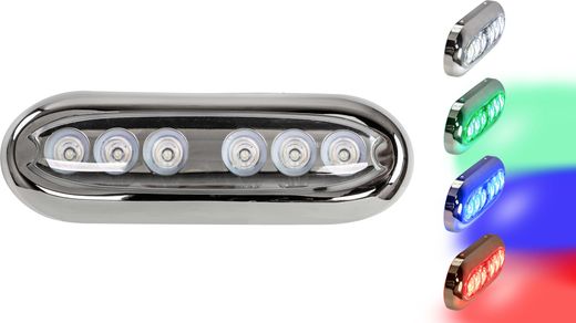 Подводный огонь IH6AP, RGBW, 22w, Marine Rocket