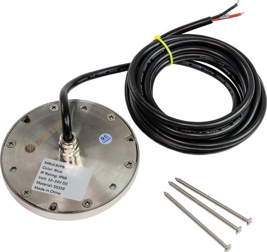 Подводный огонь IH9CP, голубой свет, 17w, Marine Rocket