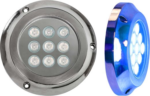 Подводный огонь IH9CP, голубой свет, 17w, Marine Rocket