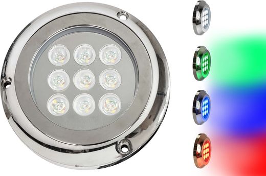 Подводный огонь IH9CP, RGBW, 24w, Marine Rocket