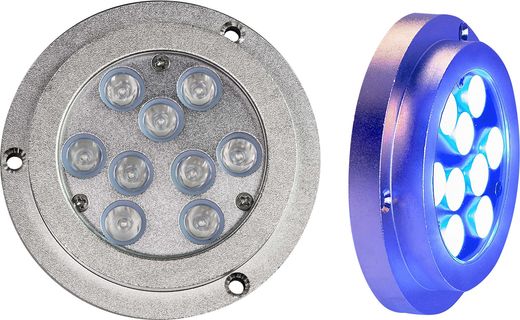 Подводный огонь IH9DP, голубой свет, 14w, Marine Rocket