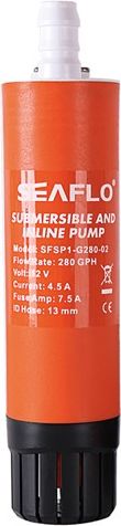 Погружной насос SeaFlo, 17.6л/мин, 4.5А, 12 В