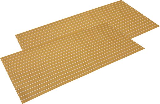 Покрытие палубное EVA, 2400х900х6мм, самоклеящееся, золотисто-желтое, тип "A", упаковка 2 листа, Marine Rocket