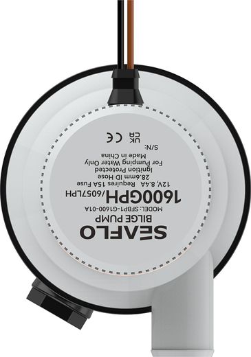 Помпа аэратор 12 В, 1600 GPH(6057 л/час), SeaFlo