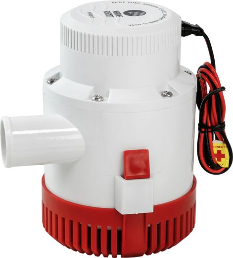 Помпа осушительная Marine Rocket, 3000GPH (11355 л/ч), 24 В