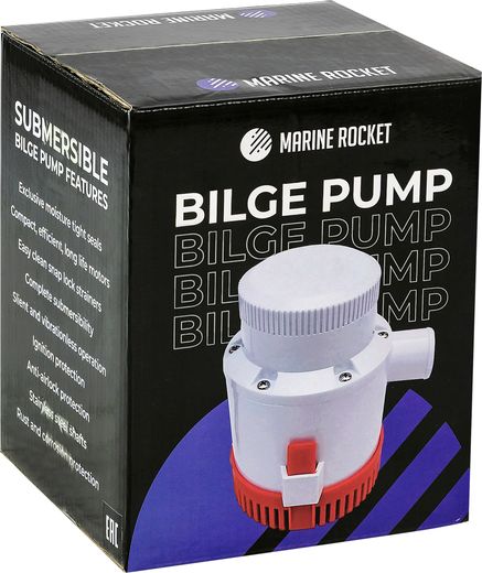 Помпа осушительная Marine Rocket, 3000GPH (11355 л/ч), 24 В