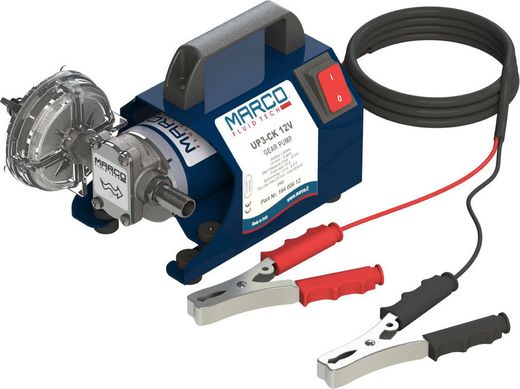 Помпа переносная шестеренчатая, 15л/мин 12В,  Marco