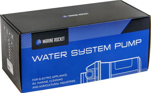 Помпа водоподающая мембранная Marine Rocket, 24 В, 11 л/мин, 3.7 бар, 4.5А
