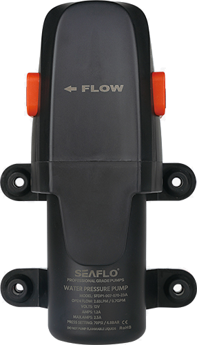 Помпа водоподающая SeaFlo, 24в, 3.8л/мин, 2.8 бар, 2 А