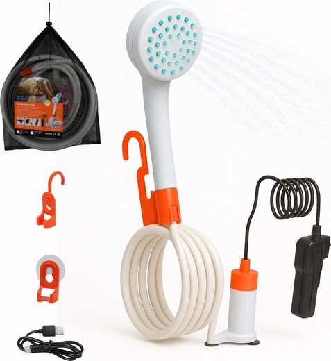 Портативный душ с насосом, SeaFlo