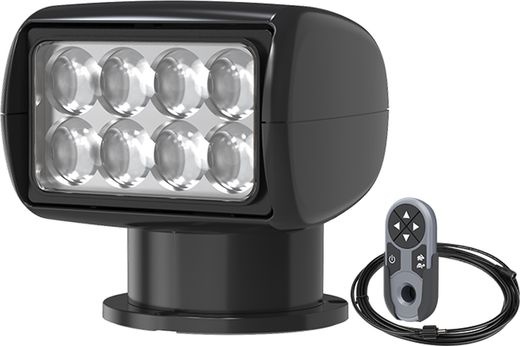 Прожектор с дистанционным управлением, черный 10-30В, SeaFlo