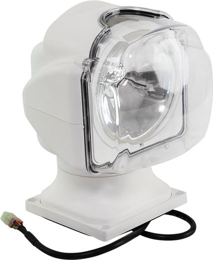 Прожектор с дистанционным управлением, белый корпус, ксенон, джойстик, модель 971