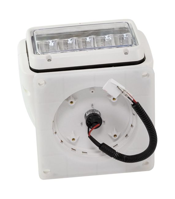 Прожектор с дистанционным управлением, белый корпус, светодиодный, брелок и джойстик, модель 220