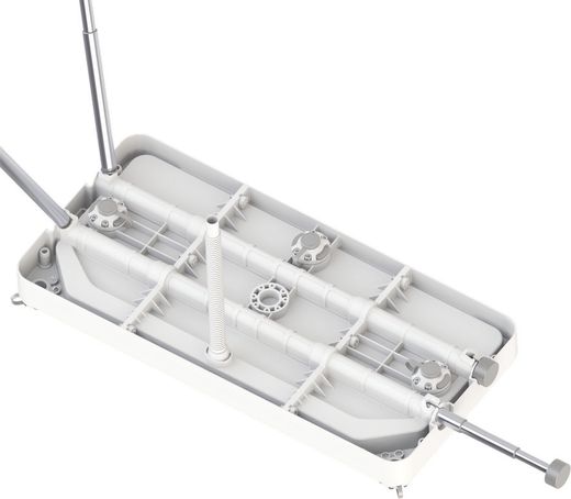 Расширитель модульного стола, серые крепления, Borika