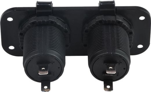 Разъем прикуривателя двойной врезной