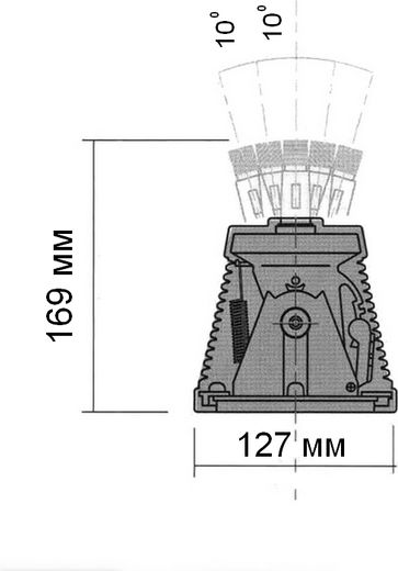 Редуктор рулевой 3000 с механизмом изменения угла наклона рулевой колонки