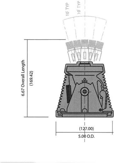 Редуктор рулевой ZTS с механизмом наклона руля