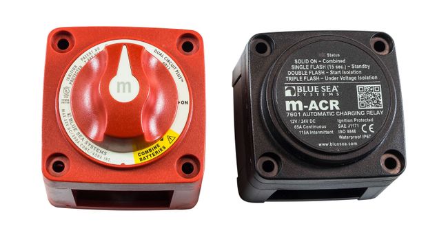 Реле зарядки M-ACR (65А) и выключатель массы "OFF-ON-BOTH" (2 АКБ)