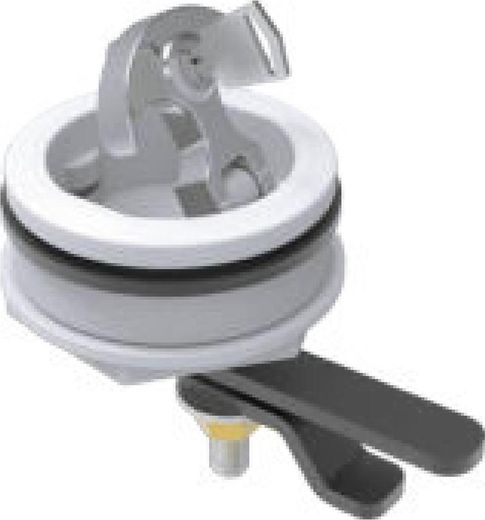 Ручка палубная потайная белая D61мм, SeaFlo