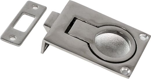 Ручка палубная потайная с защелкой, 57x40, нержавеющая, Marine Rocket