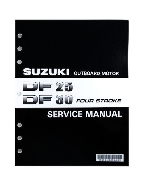 Руководство по обслуживанию Suzuki DF25-30(англ.)