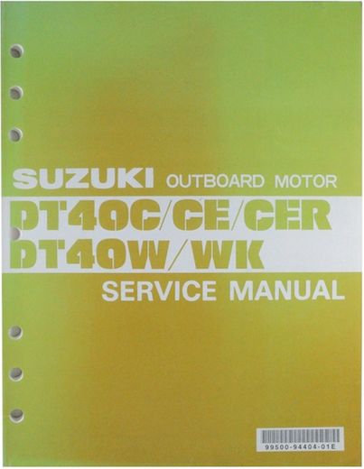 Руководство по обслуживанию Suzuki DT40W/WK/C (англ.) 84-98