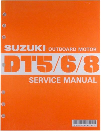Руководство по обслуживанию Suzuki DT5/6/8(англ.)