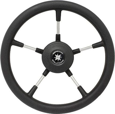 Рулевое колесо «Como», черный обод. Диаметр 320 мм.