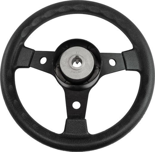 Рулевое колесо DELFINO обод и спицы черные д. 310 мм