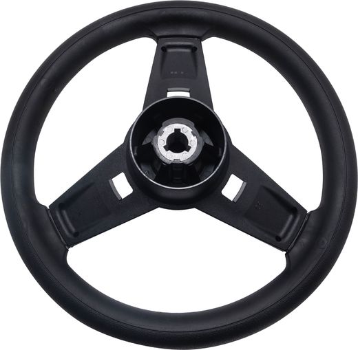 Рулевое колесо GIAZZA хром черный, д.350 мм