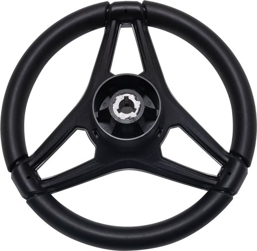 Рулевое колесо MOLINO K хром черный, д.350 мм